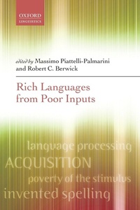 Enlarge image Cover: Rich Languages From Poor Inputs - Oxford University Press