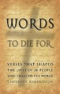 Cover: Words to Die for - Struik Christian Books