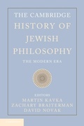 Cover: The Cambridge History of Jewish Philosophy - Cambridge University Press