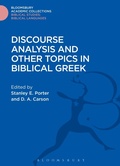 Cover: Discourse Analysis and Other Topics in Biblical Greek - Bloomsbury Academic