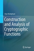 Cover: Construction and Analysis of Cryptographic Functions - Springer