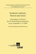 Cover: Scriptural Authority, Reason and Action - Verlag der &ouml;sterreichischen Akademie der Wissenschaften