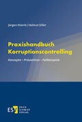 Cover: Praxishandbuch Korruptionscontrolling - Erich Schmidt Verlag