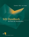 Cover: StB-Handbuch - Einzelbezug - Erich Schmidt Verlag