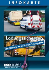 Abbildung von: Infokarte Ladungssicherung Großraum- und Schwertransporte - ecomed Storck