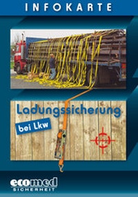Abbildung von: Infokarte Ladungssicherung bei Lkw - ecomed Storck