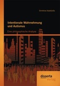 Cover: Intentionale Wahrnehmung und Autismus: Eine philosophische Analyse - Disserta Verlag