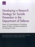 Cover: Developing a Research Strategy for Suicide Prevention in the Department of Defense - RAND