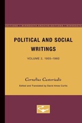 Cover: Political and Social Writings - University of Minnesota Press