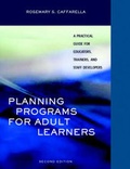 Cover: Planning Programs for Adult Learners - Jossey-Bass