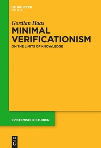 Enlarge image Cover: Minimal Verificationism - De Gruyter