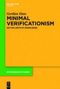 Enlarge image Cover: Minimal Verificationism - De Gruyter
