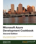 Cover: Microsoft Azure Development Cookbook Second Edition - Packt Publishing