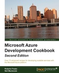Cover: Microsoft Azure Development Cookbook - Packt Publishing