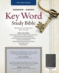 Cover: KJV Hebrew-Greek Key Word Study Bible Black, The - AMG Publishers