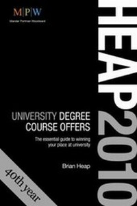 Enlarge image Cover: Degree Course Offers 2010 entry (HEAP 2010) - Trotman & Co Ltd