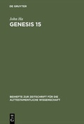 Cover: Genesis 15 - De Gruyter