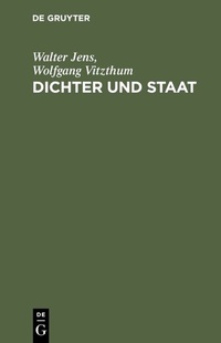 Enlarge image Cover: Dichter und Staat - De Gruyter
