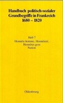 Bild: Honnête homme, Honnêteté, Honnêtes gens. Nation - De Gruyter Oldenbourg