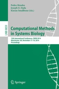 Cover: Computational Methods in Systems Biology - Springer