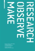 Cover: Research - Observe - Make - Birkh&auml;user