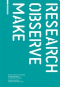 Cover: Research - Observe - Make - Birkh&auml;user Verlag GmbH