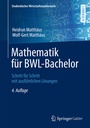 Cover: Mathematik für BWL-Bachelor - Springer Gabler