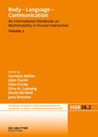 Abbildung von: Body - Language - Communication. Volume 2 - De Gruyter Mouton
