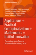 Cover: Applications + Practical Conceptualization + Mathematics = fruitful Innovation - Springer