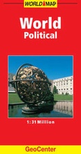 Cover: World Political GeoCenter World Map - Mairs Geographischer Verlag,Kurt Mair