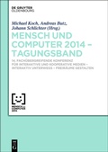 Cover: Mensch und Computer 2014 - Tagungsband - De Gruyter Oldenbourg