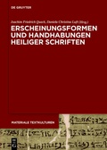 Cover: Erscheinungsformen und Handhabungen Heiliger Schriften - De Gruyter