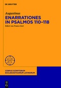 Cover: Enarrationes in Psalmos 110-118 - De Gruyter