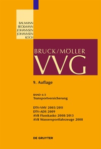 Abbildung von: Transportversicherung §§ 130-141 - De Gruyter