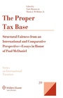 Cover: The Proper Tax Base - Kluwer Law International