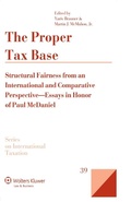 Cover: The Proper Tax Base - Kluwer Law International