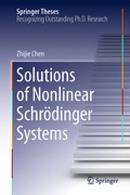 Cover: Solutions of Nonlinear Schr?dinger Systems - Springer