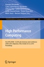 Cover: High Performance Computing - Springer