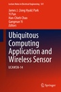 Cover: Ubiquitous Computing Application and Wireless Sensor - Springer