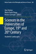 Cover: Sciences in the Universities of Europe, Nineteenth and Twentieth Centuries - Springer