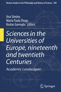 Cover: Sciences in the Universities of Europe, Nineteenth and Twentieth Centuries - Springer