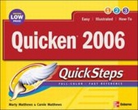 Abbildung von: QUICKEN 2006 QUICKSTEPS - McGraw-Hill Professional