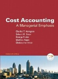 Enlarge image Cover: Cost Accounting - Pearson