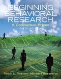 Cover: Beginning Behavioral Research - Pearson