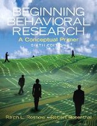 Enlarge image Cover: Beginning Behavioral Research - Pearson