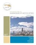 Cover: Introduction to Management Accounting-Chapters 1-17 - Pearson