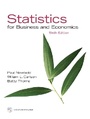 Cover: Statistics for Business and Economics and Student CD - Pearson
