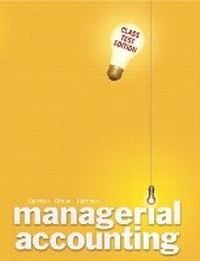 Enlarge image Cover: Managerial Accounting - Pearson