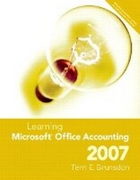Abbildung von: Learning Microsoft Office Accounting Professional 2007 - Pearson