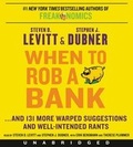 Cover: When to Rob a Bank - HarperAudio